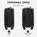 IZOD Marx 2 Piece Hardside Expandable Luggage Set, 20-Inch Carry-On & 28-Inch Checked Luggage