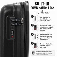IZOD Marx 2 Piece Hardside Expandable Luggage Set, 20-Inch Carry-On & 28-Inch Checked Luggage