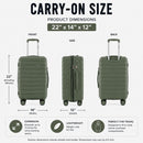 IZOD Soren 20 Inch Carry-On Expandable Hardside Luggage