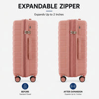 IZOD Soren 20 Inch Carry-On Expandable Hardside Luggage