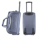 IZOD Carol Lightweight Soft Shell Rolling Duffel Bag with Wheels and Telescopic Handle – Travel-Ready Luggage Duffel