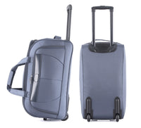IZOD Carol Lightweight Soft Shell Rolling Duffel Bag with Wheels and Telescopic Handle – Travel-Ready Luggage Duffel