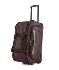 IZOD Carol Lightweight Soft Shell Rolling Duffel Bag with Wheels and Telescopic Handle – Travel-Ready Luggage Duffel
