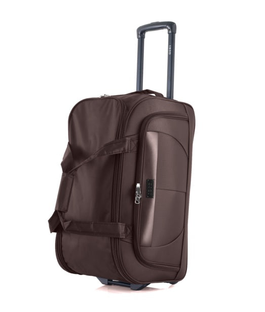 IZOD Carol Lightweight Soft Shell Rolling Duffel Bag with Wheels and Telescopic Handle – Travel-Ready Luggage Duffel