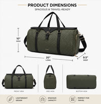 Sorelle Weekender Carry-On Duffel Bag