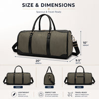 Vero Weekender Carry-On Duffel Bag