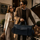 Atlas PU Leather Travel Carry-On Duffel Weekender Bag