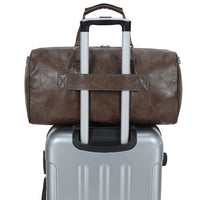 Atlas PU Leather Travel Carry-On Duffel Weekender Bag