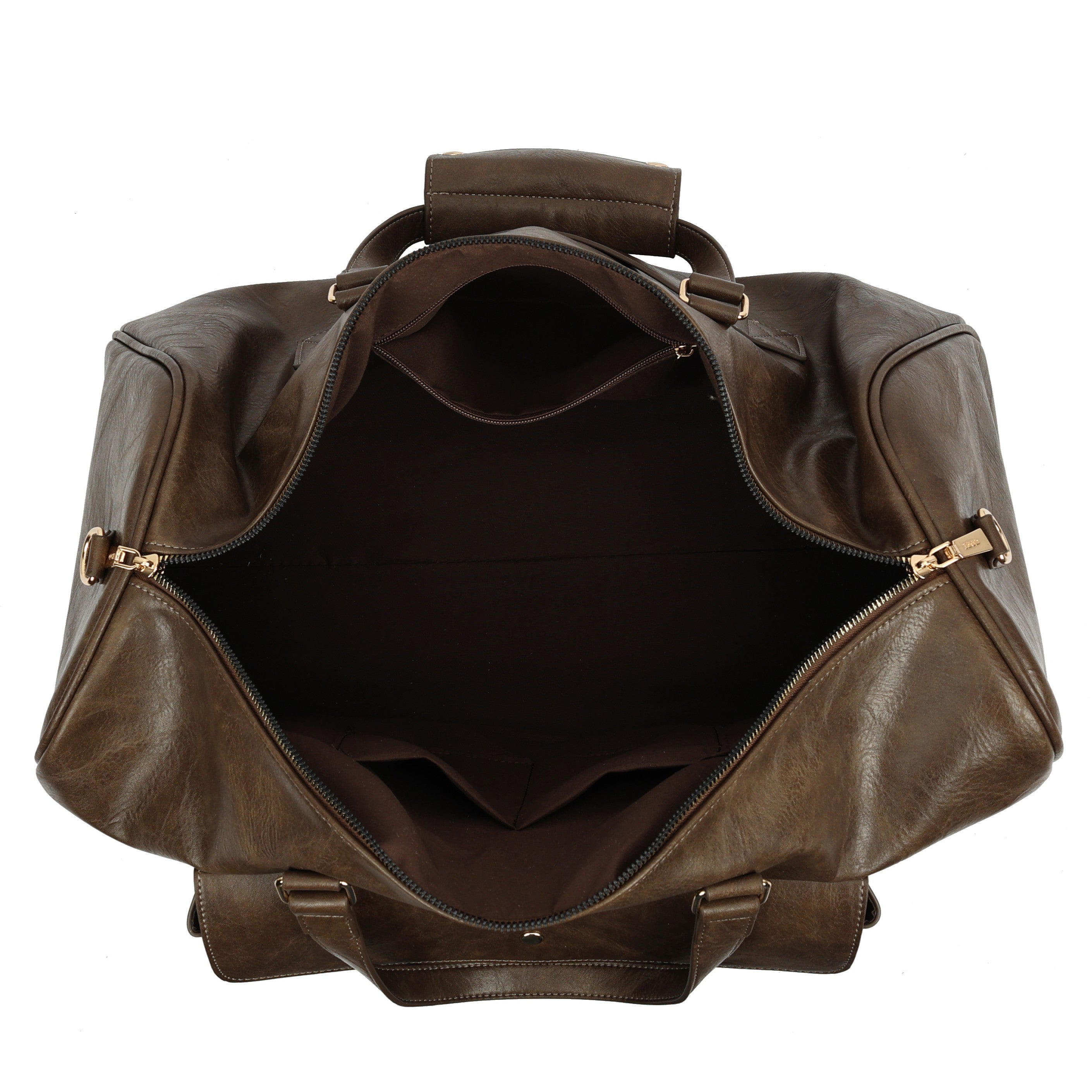 Atlas PU Leather Travel Carry-On Duffel Weekender Bag