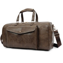 Atlas PU Leather Travel Carry-On Duffel Weekender Bag