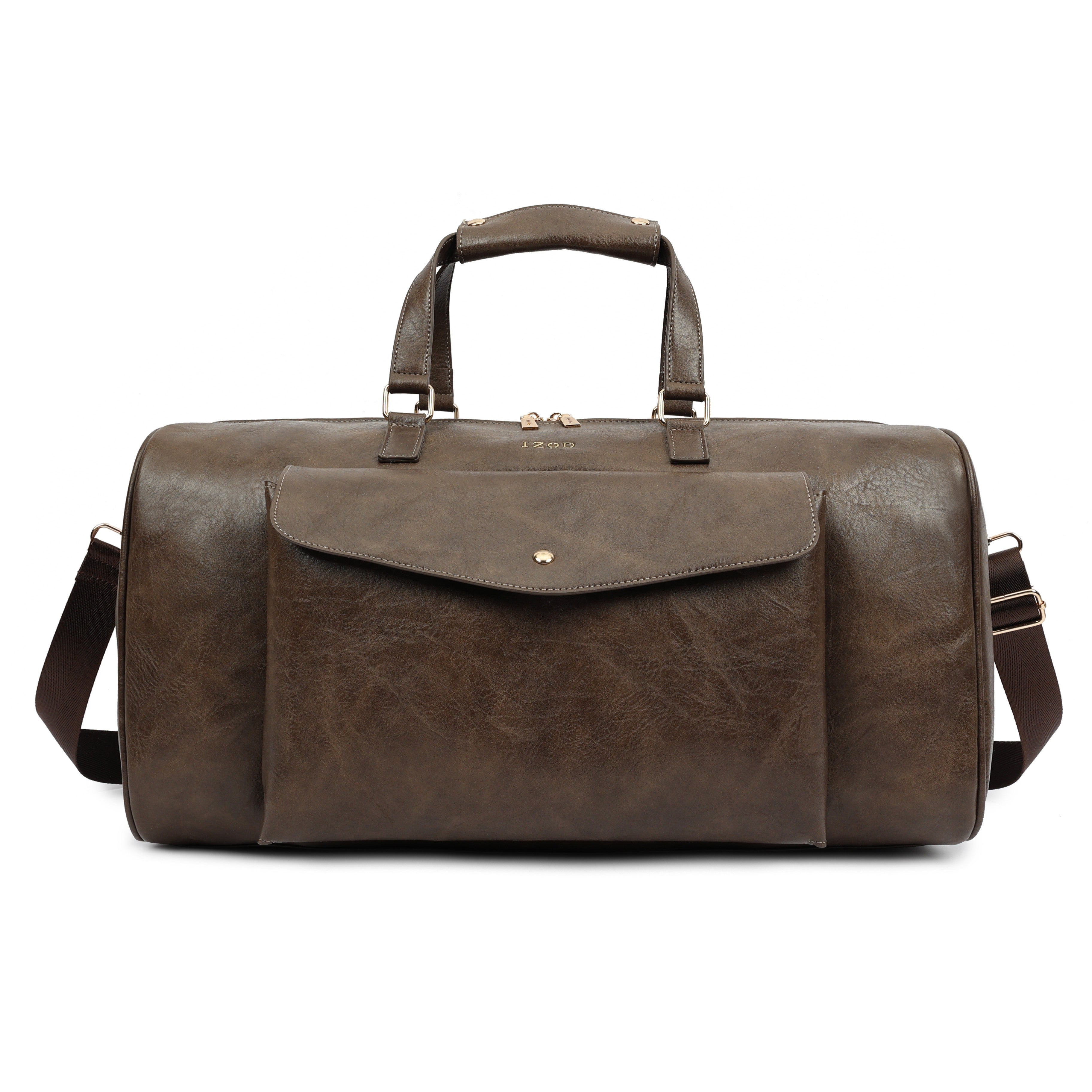 Atlas PU Leather Travel Carry-On Duffel Weekender Bag