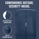 IZOD Mateo Travel 3 Piece Luggage Set - Durable ABS Hard Shell with 360° Wheels and Combo Lock