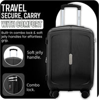 IZOD Mateo 20-Inch Carry-On Luggage – Lightweight Expandable ABS Hardside Suitcase with 360° Dual Spinner Wheels & Built-In Combo Lock