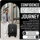 IZOD Mateo 20-Inch Carry-On Luggage – Lightweight Expandable ABS Hardside Suitcase with 360° Dual Spinner Wheels & Built-In Combo Lock