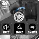 IZOD Mateo 20-Inch Carry-On Luggage – Lightweight Expandable ABS Hardside Suitcase with 360° Dual Spinner Wheels & Built-In Combo Lock