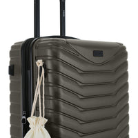 IZOD Phantom Lightweight Expandable ABS 3 Piece Luggage Set - 20", 24", and 28" Sizes with 360° Dual Spinning Wheels and Combo Lock