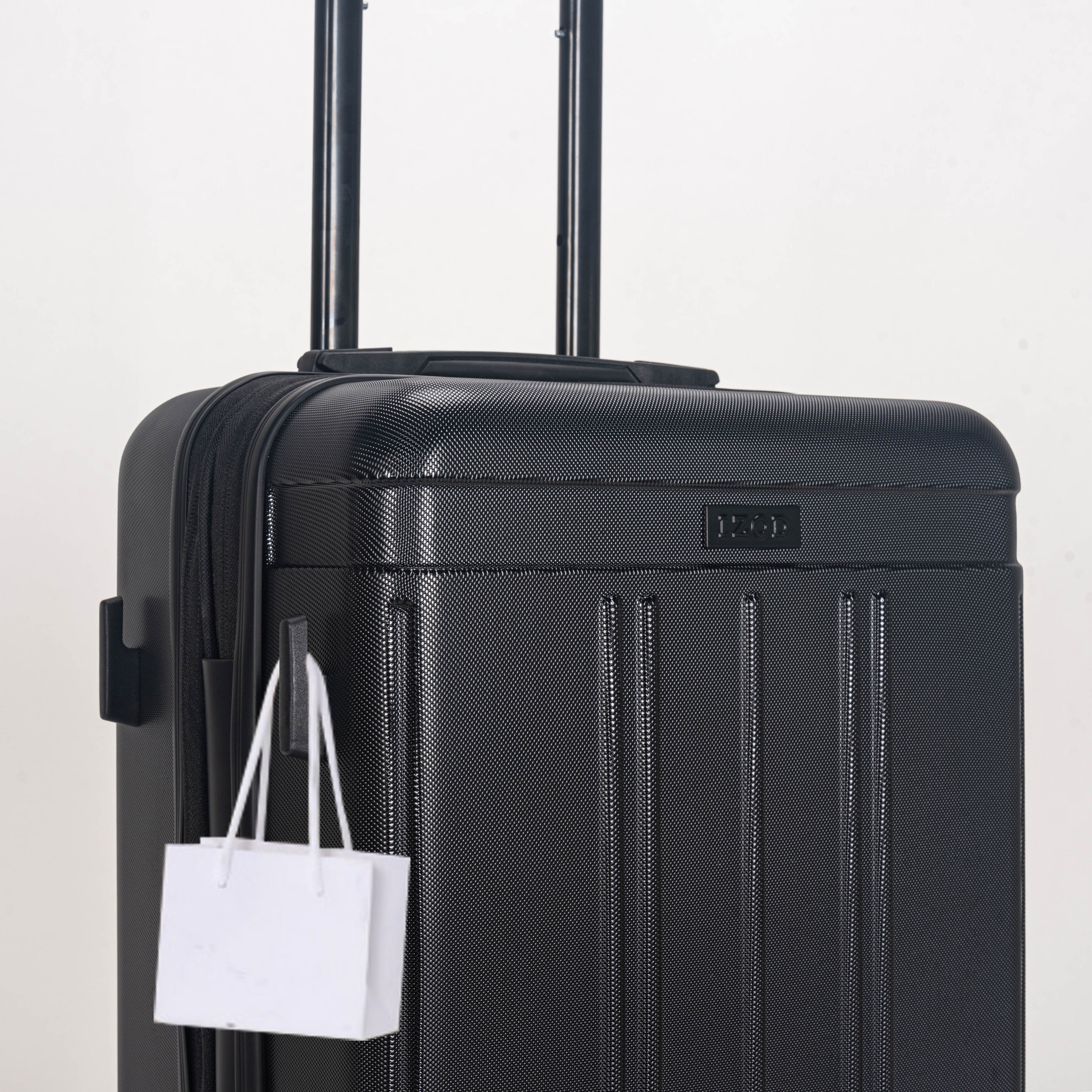 IZOD Zoe 3-Piece Luggage Set – Lightweight ABS Hard Shell