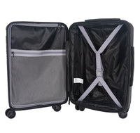 IZOD Zoe 3-Piece Luggage Set – Lightweight ABS Hard Shell Suitcases with 360° Spinner Wheels, Telescopic Handle & Expandable Design (28”/24”/20”)