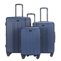 IZOD Zoe 3-Piece Luggage Set – Lightweight ABS Hard Shell Suitcases with 360° Spinner Wheels, Telescopic Handle & Expandable Design (28”/24”/20”)