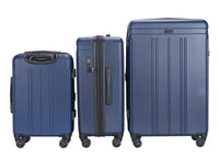 IZOD Zoe 3-Piece Luggage Set – Lightweight ABS Hard Shell Suitcases with 360° Spinner Wheels, Telescopic Handle & Expandable Design (28”/24”/20”)