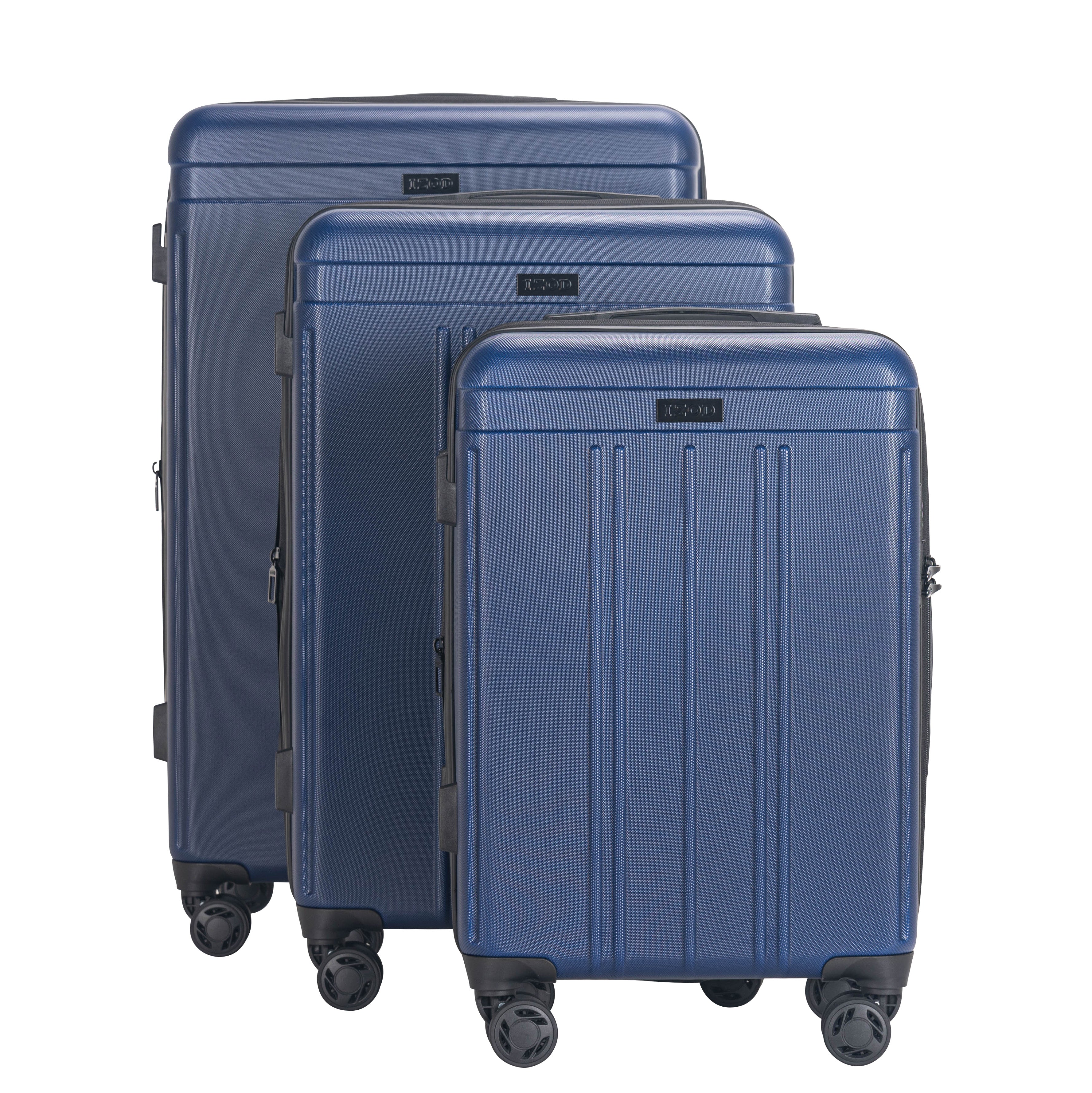 IZOD Zoe 3-Piece Luggage Set – Lightweight ABS Hard Shell