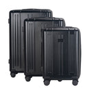 IZOD ISLA 3-Piece Luggage Set – Lightweight ABS Hard Shell Suitcases with 360° Spinner Wheels, Telescopic Handle & Expandable Design (28”/24”/20”)