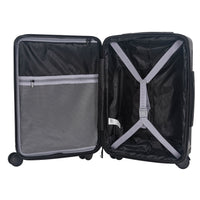 IZOD ISLA 3-Piece Luggage Set – Lightweight ABS Hard Shell Suitcases with 360° Spinner Wheels, Telescopic Handle & Expandable Design (28”/24”/20”)