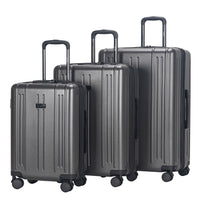 IZOD ISLA 3-Piece Luggage Set – Lightweight ABS Hard Shell Suitcases with 360° Spinner Wheels, Telescopic Handle & Expandable Design (28”/24”/20”)