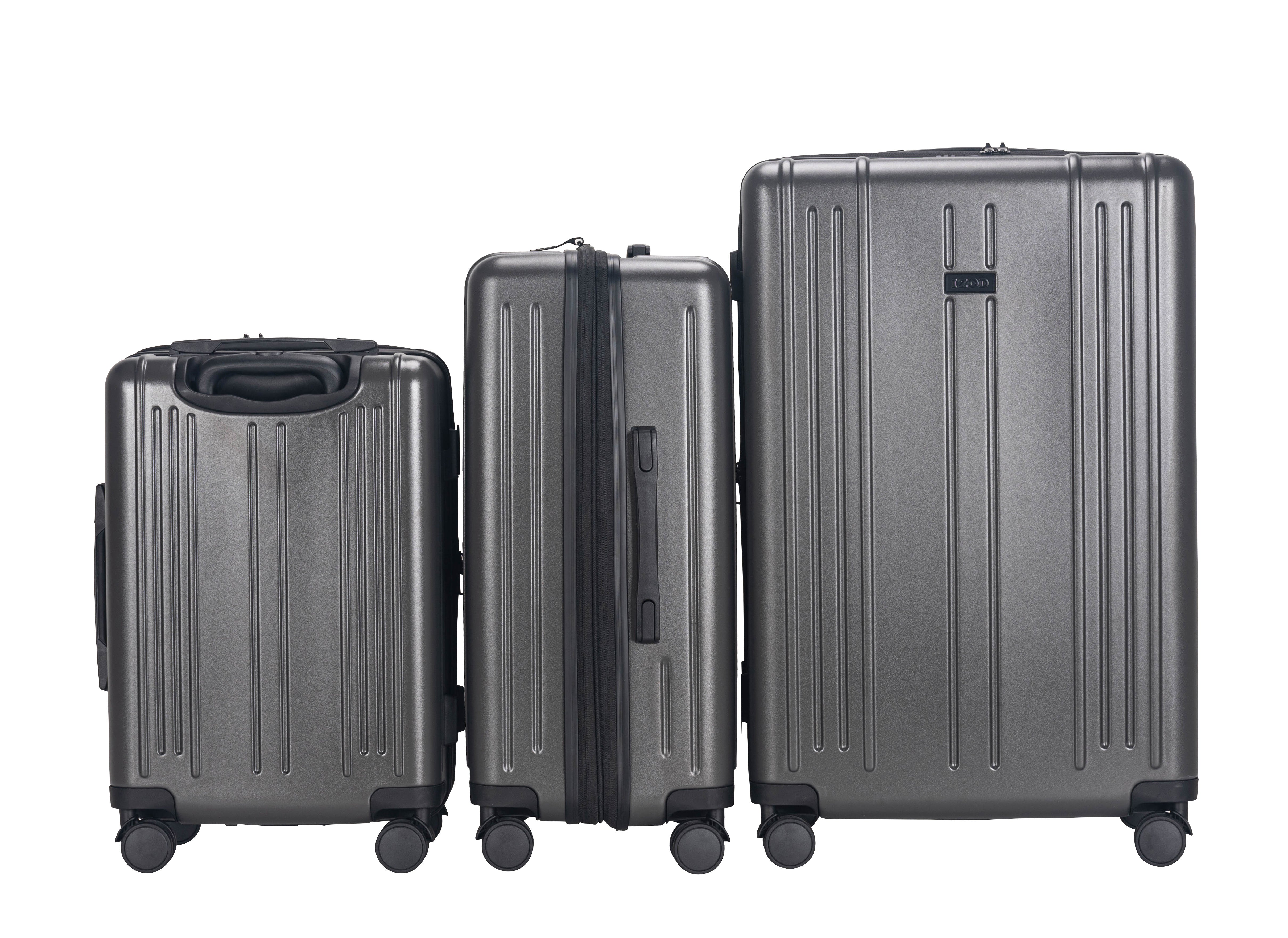 IZOD ISLA 3-Piece Luggage Set – Lightweight ABS Hard Shell