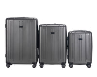 IZOD ISLA 3-Piece Luggage Set – Lightweight ABS Hard Shell Suitcases with 360° Spinner Wheels, Telescopic Handle & Expandable Design (28”/24”/20”)