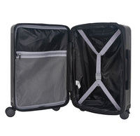 IZOD ISLA 3-Piece Luggage Set – Lightweight ABS Hard Shell Suitcases with 360° Spinner Wheels, Telescopic Handle & Expandable Design (28”/24”/20”)