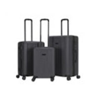 IZOD ISLA 3-Piece Luggage Set – Lightweight ABS Hard Shell Suitcases with 360° Spinner Wheels, Telescopic Handle & Expandable Design (28”/24”/20”)