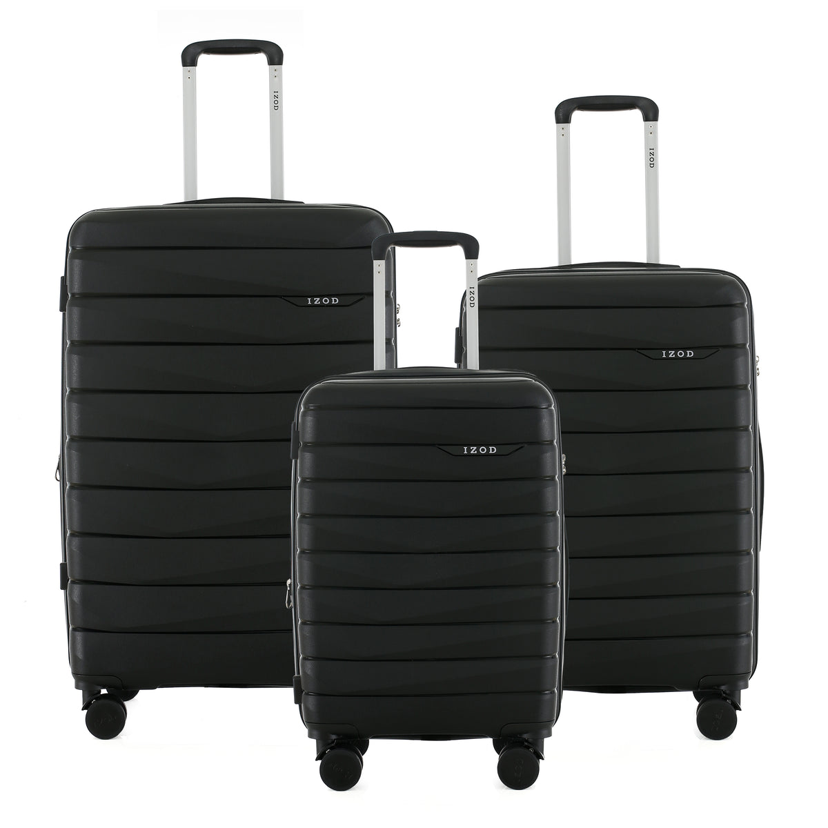 IZOD Soren Hardside Lightweight Expandable 3 Piece Luggage Set