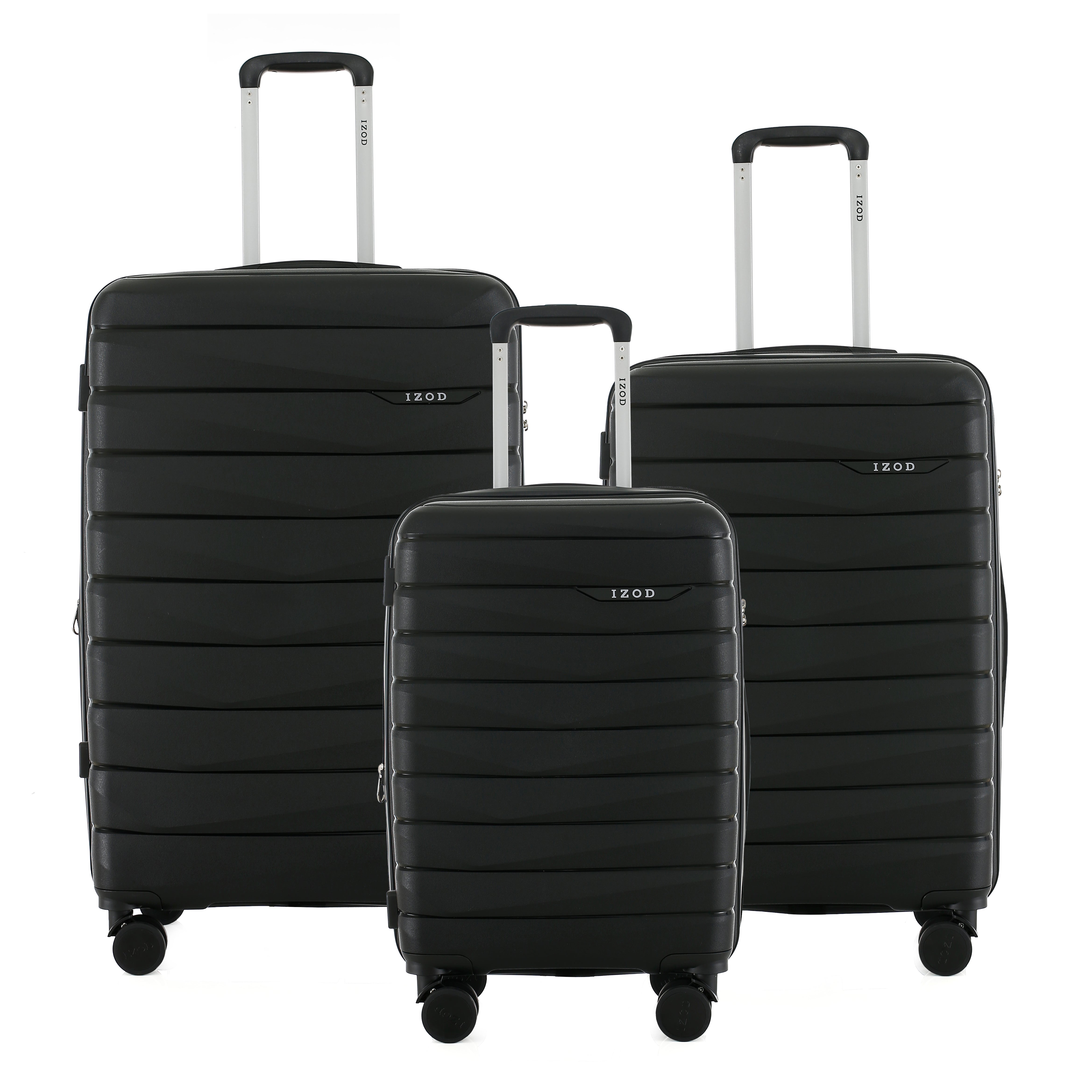 IZOD Soren Hardside Lightweight Expandable 3 Piece Luggage Set