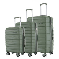 IZOD Soren Hardside Lightweight Expandable 3 Piece Luggage Set