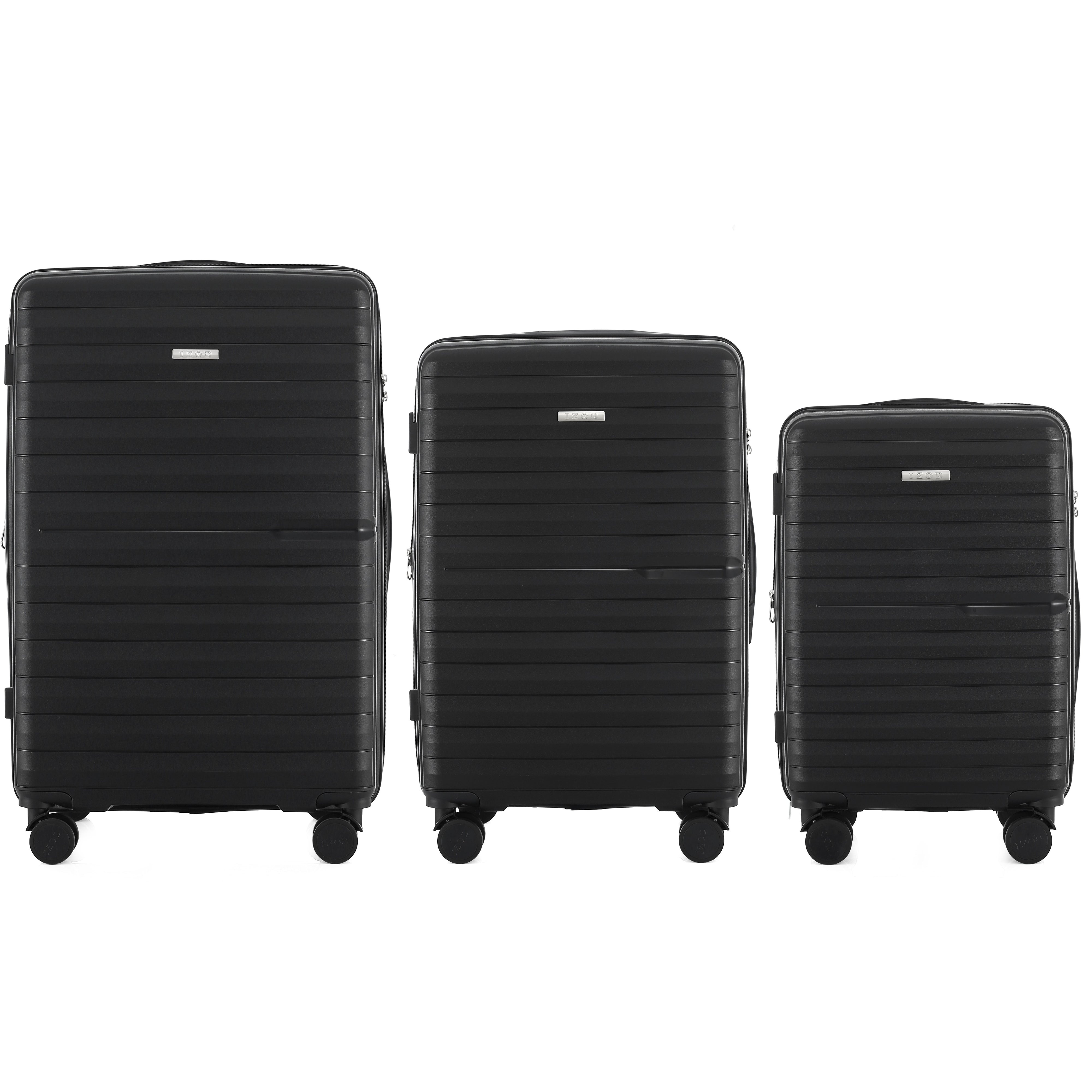 IZOD Marx Hardside Lightweight Expandable 3 Piece Luggage Set