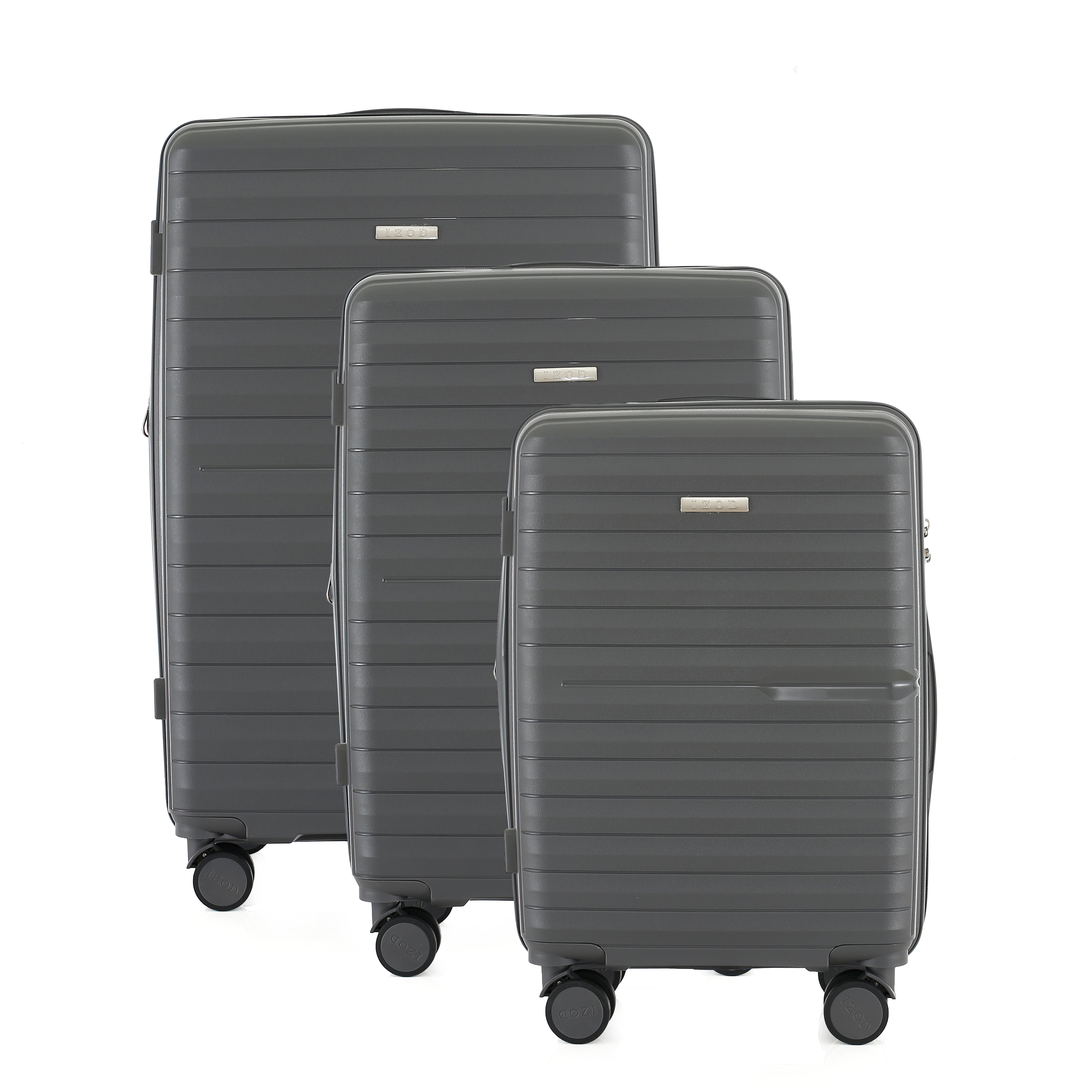 IZOD Marx Hardside Lightweight Expandable 3 Piece Luggage Set