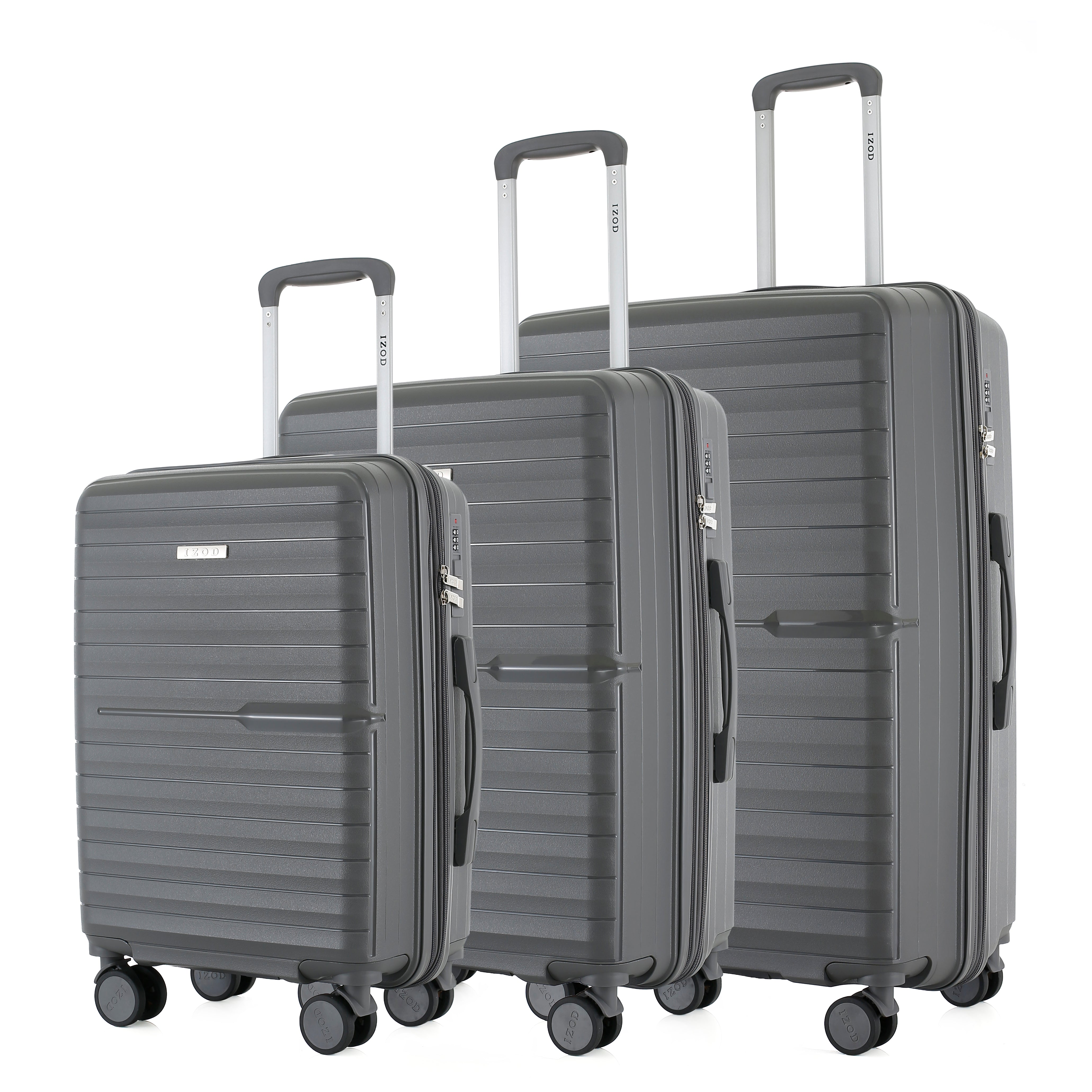 IZOD Marx Hardside Lightweight Expandable 3 Piece Luggage Set