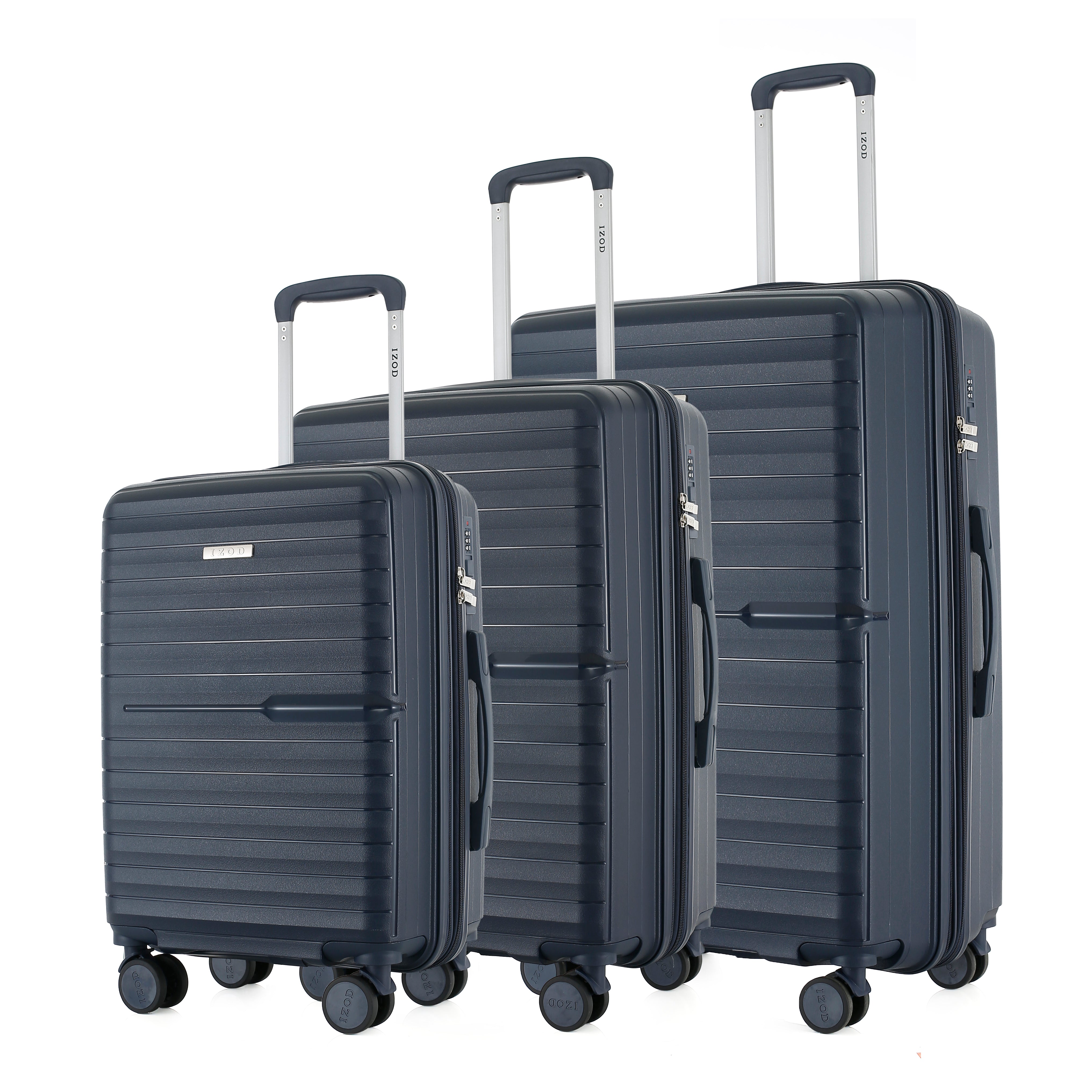 IZOD Marx Hardside Lightweight Expandable 3 Piece Luggage Set
