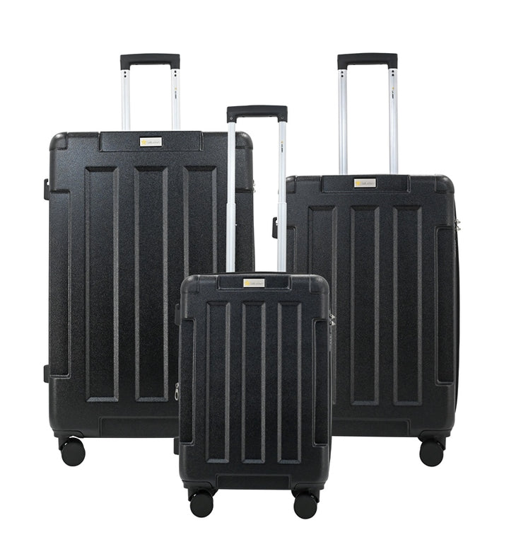 US Army Hawk 3-Piece Luggage Set – Lightweight Expandable ABS Hard Shell Suitcases with Spinner Wheels & Logo Print (28”/24”/20”) – Military Travel Collection