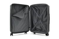 US Army Hawk 3-Piece Luggage Set – Lightweight Expandable ABS Hard Shell Suitcases with Spinner Wheels & Logo Print (28”/24”/20”) – Military Travel Collection