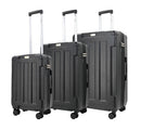 US Army Hawk 3-Piece Luggage Set – Lightweight Expandable ABS Hard Shell Suitcases with Spinner Wheels & Logo Print (28”/24”/20”) – Military Travel Collection