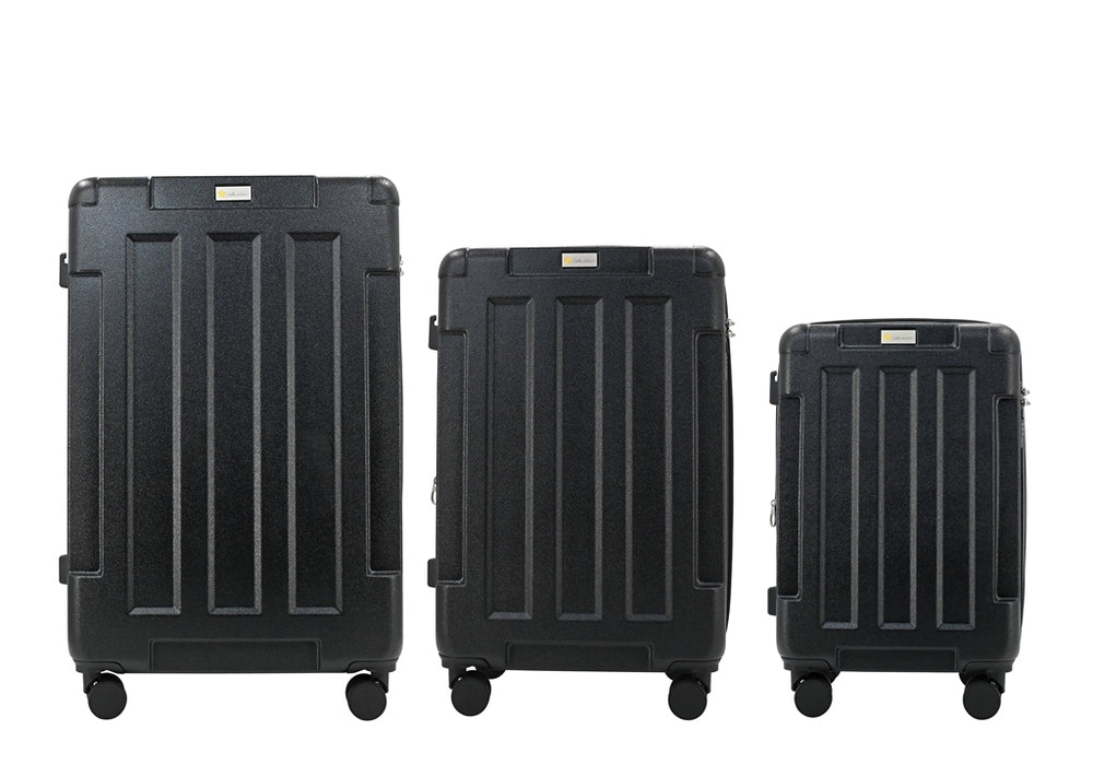 US Army Hawk 3-Piece Luggage Set – Lightweight Expandable ABS Hard Shell Suitcases with Spinner Wheels & Logo Print (28”/24”/20”) – Military Travel Collection