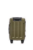 US Army Hawk 3-Piece Luggage Set – Lightweight Expandable ABS Hard Shell Suitcases with Spinner Wheels & Logo Print (28”/24”/20”) – Military Travel Collection