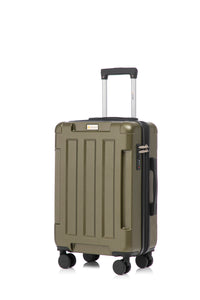US Army Hawk 3-Piece Luggage Set – Lightweight Expandable ABS Hard Shell Suitcases with Spinner Wheels & Logo Print (28”/24”/20”) – Military Travel Collection