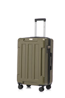 US Army Hawk 3-Piece Luggage Set – Lightweight Expandable ABS Hard Shell Suitcases with Spinner Wheels & Logo Print (28”/24”/20”) – Military Travel Collection