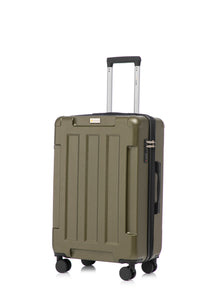US Army Hawk 3-Piece Luggage Set – Lightweight Expandable ABS Hard Shell Suitcases with Spinner Wheels & Logo Print (28”/24”/20”) – Military Travel Collection
