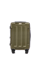 US Army Hawk 3-Piece Luggage Set – Lightweight Expandable ABS Hard Shell Suitcases with Spinner Wheels & Logo Print (28”/24”/20”) – Military Travel Collection