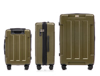 US Army Hawk 3-Piece Luggage Set – Lightweight Expandable ABS Hard Shell Suitcases with Spinner Wheels & Logo Print (28”/24”/20”) – Military Travel Collection