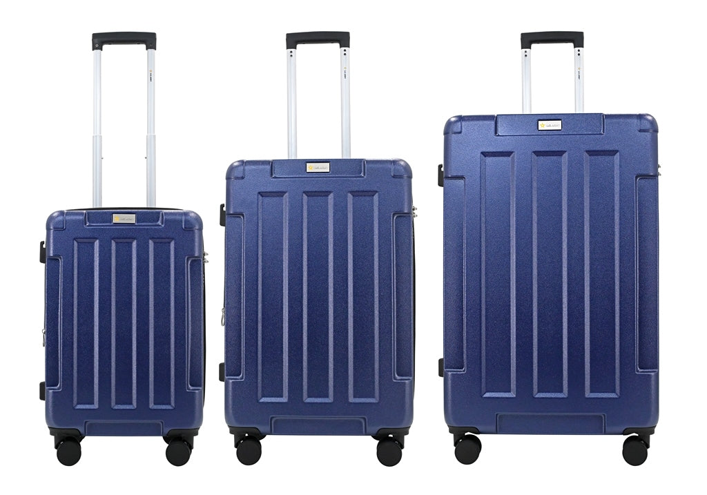 US Army Hawk 3-Piece Luggage Set – Lightweight Expandable ABS Hard Shell Suitcases with Spinner Wheels & Logo Print (28”/24”/20”) – Military Travel Collection